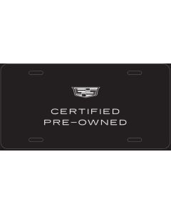 2024 CADILLAC CPO BLACK LICENSE PLATE