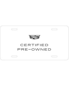 2024 CADILLAC CERTIFIED PRE-OWNED LICENSE PLATE