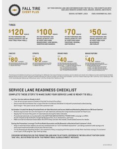 GUIDE - CHEVROLET FALL TIRE EVENT