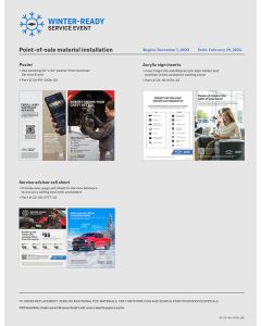 GUIDE - CHEVROLET WINTER SERVICE EVENT - ELECTRONIC