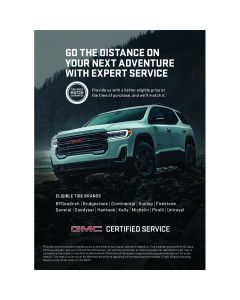 INSERT - GMC CERTIFIED SERVICE SPRING ACRYLIC (EA)