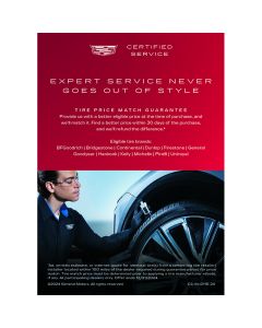 INSERT - CADILLAC CERTIFIED SERV SPRING ACRYLIC (EA)