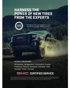 INSERT - GMC CERTIFED SERVICE FALL ACRYLIC (EA)