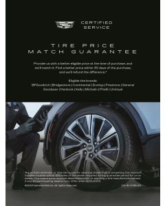 INSERT - CADILLAC CERTIFIED SERV FALL ACRYLIC (EA)