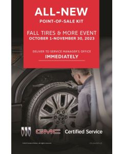 LABEL - BUICK GMC CERTIFIED SERVICE FALL BOX (EA)