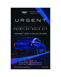 LABEL - CADILLAC CERTIFIED SERVICE WINTER BOX (EA)