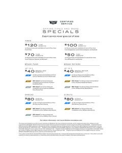 SELL SHEET - CADILLAC CERTIFIED SERVICE WINTER ADVISOR (EA)