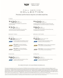 SELL SHEET - CADILLAC CERT SERV FALL ADVISOR (EA)