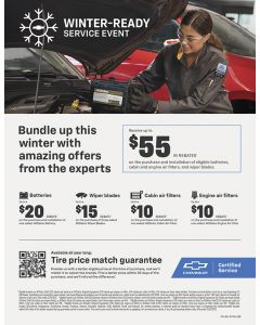 SELL SHEET - CHEVROLET WINTER SERVICE EVENT ELECTRONIC