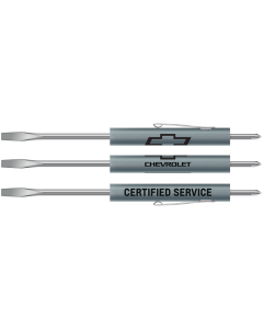 CHEVROLET CERTIFIED SERVICE Pocket Screwdriver w/Phillips  Head Blade