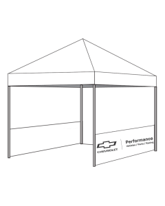 Chevrolet Performance Half Wall Kit-Add On for 10' x 10' Pop-UP Tent