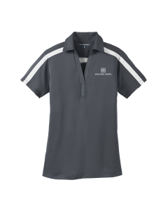 GM GENUINE PARTS Performance Ladies Colorblock Stripe Polo