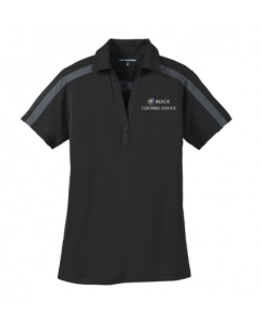 BUICK CERTIFIED SERVICE Performance Ladies Colorblock Stripe Polo