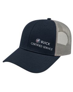 Buick Certified Service Low Profile Trucker Cap with Modified Flat Bill