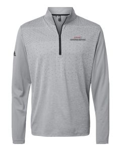 GMC Men's Adidas Heather Block Print Quarter-Zip Pullover