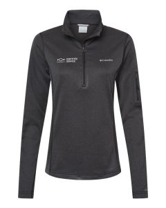 Chevy Ladies' Columbia Park View™ Grid Fleece Half-Zip