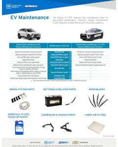 SELL SHEET - BLAZER EV PPV POPULAR PARTS