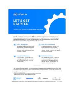 INSERT - MY GM PARTNER PERKS LETS GET STARTED INSERT